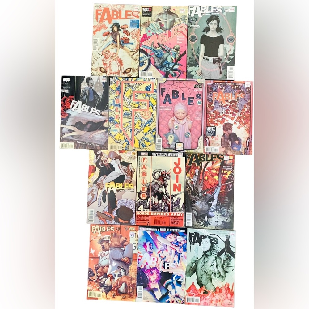 DC Comics Vertigo Lot Of 13 Various Comic Books